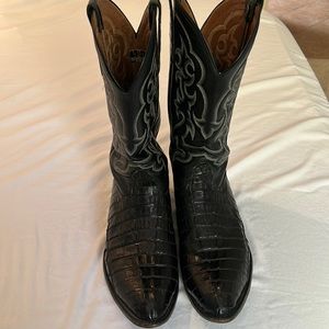 Nocona black Caiman boots